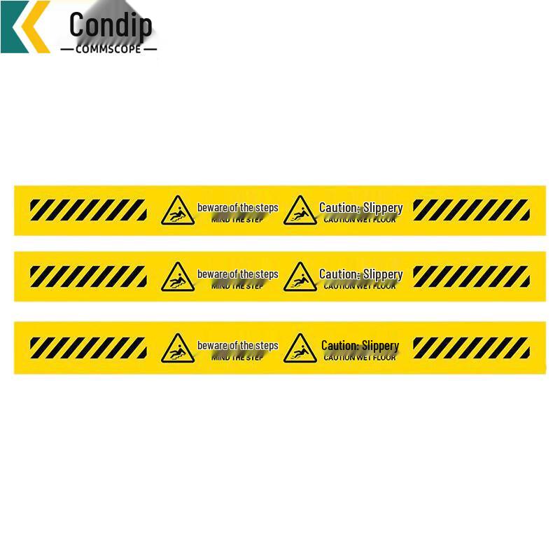 Caution Step Floor Warning Decal