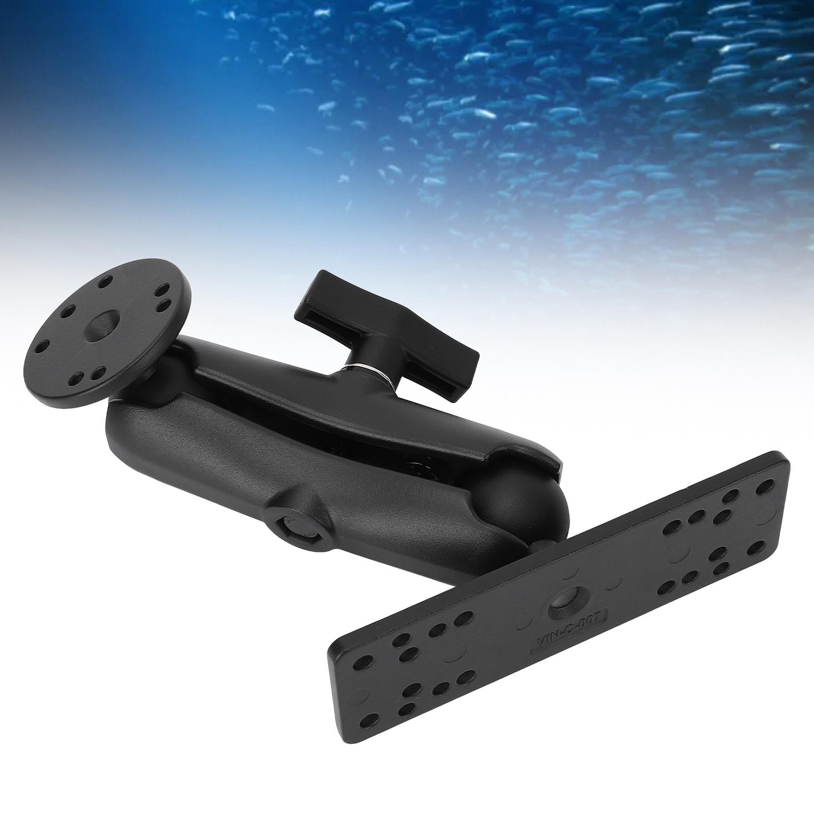 15cm Short Arm Fish Finder Mount Aluminum Alloy Fish Finder Holder for Marine Boat Kayak for GPSMAP 722 for Lowrance HDS Carbon 7