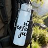 1PC Not Perfect Just Forgiven Letter Print 750ml Color Plastic Sports Water Bottle Leakproof Flip Straw Lid Suitable for Sports Office Home Use