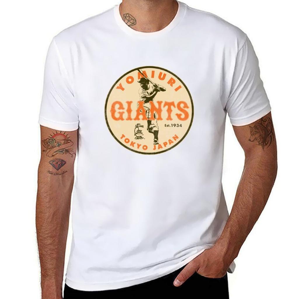Tokyo Yomiuri Giants Sadaharu Oh by ? Purkins Originals T-Shirt Shirts Graphic Tees Tees Mens T Shirt Graphic