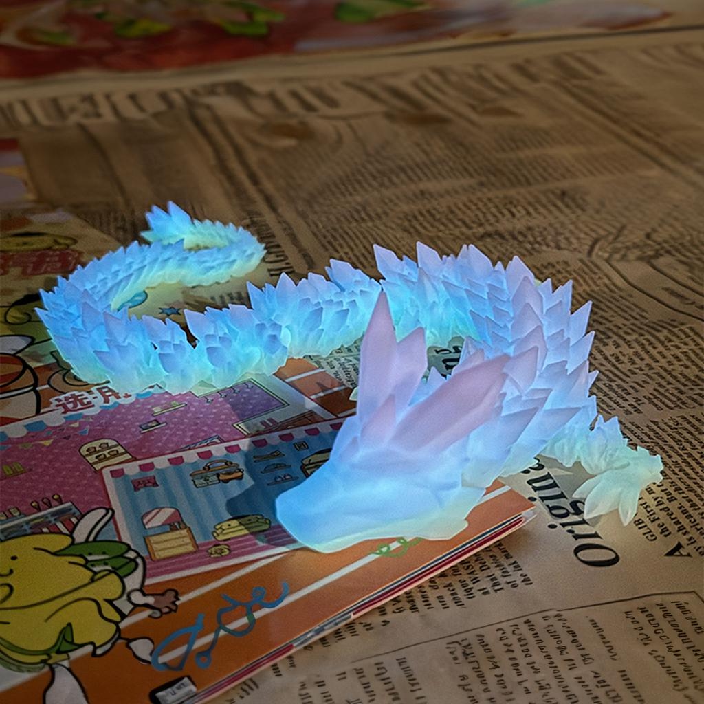 Movable Joints Dragon Model Toys Delicate and Compact Decorative Model Toy for Living Room Desktop Decoration