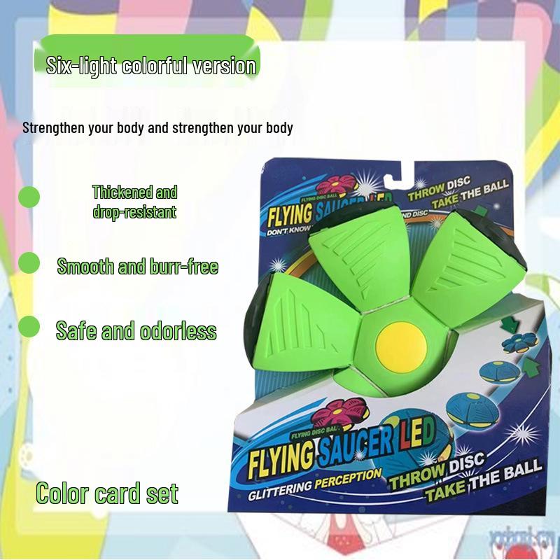 Magical Elastic Flying Saucer Ball - Children's Bouncing Stomp Toy for Outdoor Play