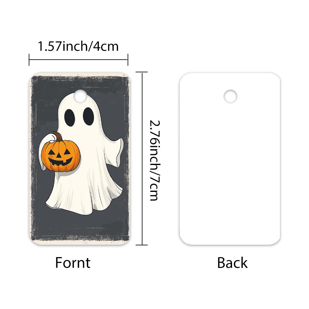 40pcs, Halloween tags, hang tags, gift tags, party decorations, DIY, holiday home decor, party cards, ornaments, jute rope