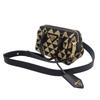PRADA  1BB846 2WAY bag black/beige polyester/Safiano Women