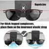 Sunglass and Card Holder for Car Visor, 2 Card Slots Visor Glasses Clip, Strong Magnetic Visor Holder, Visor Accessories for Cars SUV (Black 1Pc)