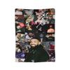 Comfortable Drakes Iceman Album Blanket Stuff Bedding Decorative Throw Blankets Lightweight Thin Fleece for Travel