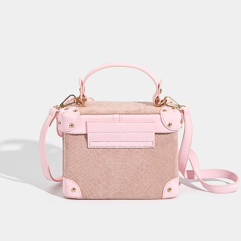 Popular High-end Elegant Handbag Small Bag New Floral Niche Design Box Messenger Women's Bag Bag