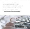 14-Piece Soft Makeup Brush Set: Includes Powder, Blush, Highlighter, and Eyeshadow Brushes in Portable Colors.