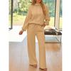 IHUASU Women's Fashion Casual Long Sleeve  Pants Suits