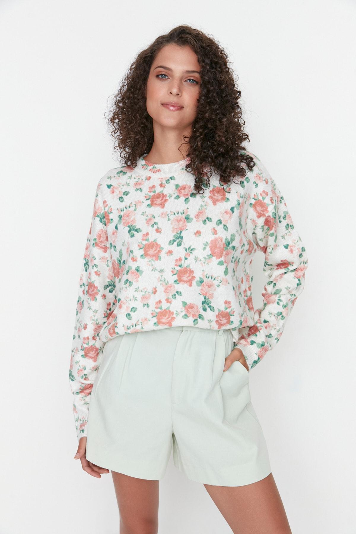 

Свитер - Зеленый - Классический крой