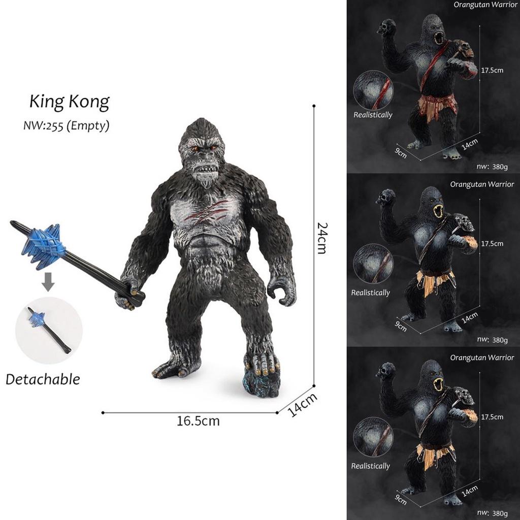 King Kong Gorilla Model Figure Skull Island Toy Perfectly Crafted Pvc Collectible For Imagination And Fun