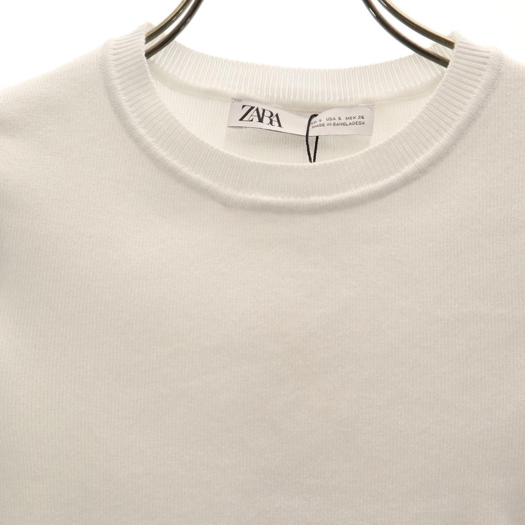 Zara Unused Short Sleeve Cut S White Women Used