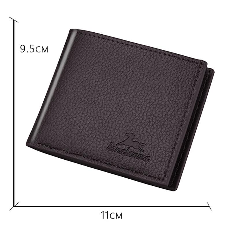 Men's Short Wallet Wallet Wallet, Business Gift Wallet Men