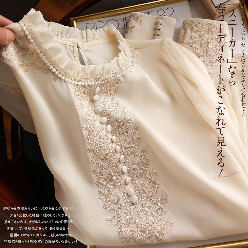 Stylish Women's Blouse for A Chic Look Luxury Women's Tops with Graceful Design Spring Summer Tops Blusa Mujer