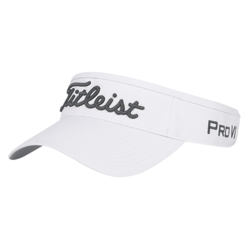 

Солнцезащитный козырек Titleist Golf Tour Performance (Япония, Алфавит, Универсальный размер, Белый x Древесный уголь) [Параллельный импорт]