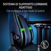 Razer Iskur V2 Gaming Chair - Adaptive Lumbar Support - High-Quality PU Synthetic Leather - Black