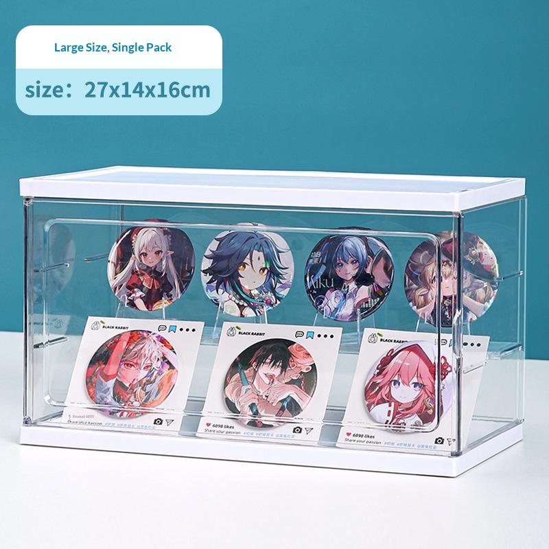 

Blind box storage display stand fully transparent hand-made display cabinet dustproof bubble mart doll doll storage display box