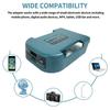 1pc With USB With Type-C Battery Holder For Makita Battery pin BL1840 BL1850 BL1860 Charger Adapter Fast Charging