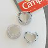 Magnetic Magsafe Mobile Phone Airbag Holder Glitter Sequins Love Mirror Portable Creative Makeup Mirror