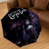 1pc Corpse Bride Automatic Open/Close Umbrella Compact Folding Umbrella with 8-Rib Shaft Lightweight Esign, for Women/Men1206A
