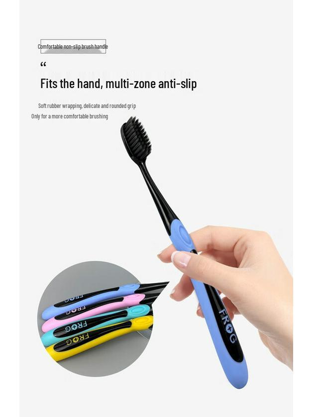 Frog 678A Charcoal Deep Clean Toothbrush