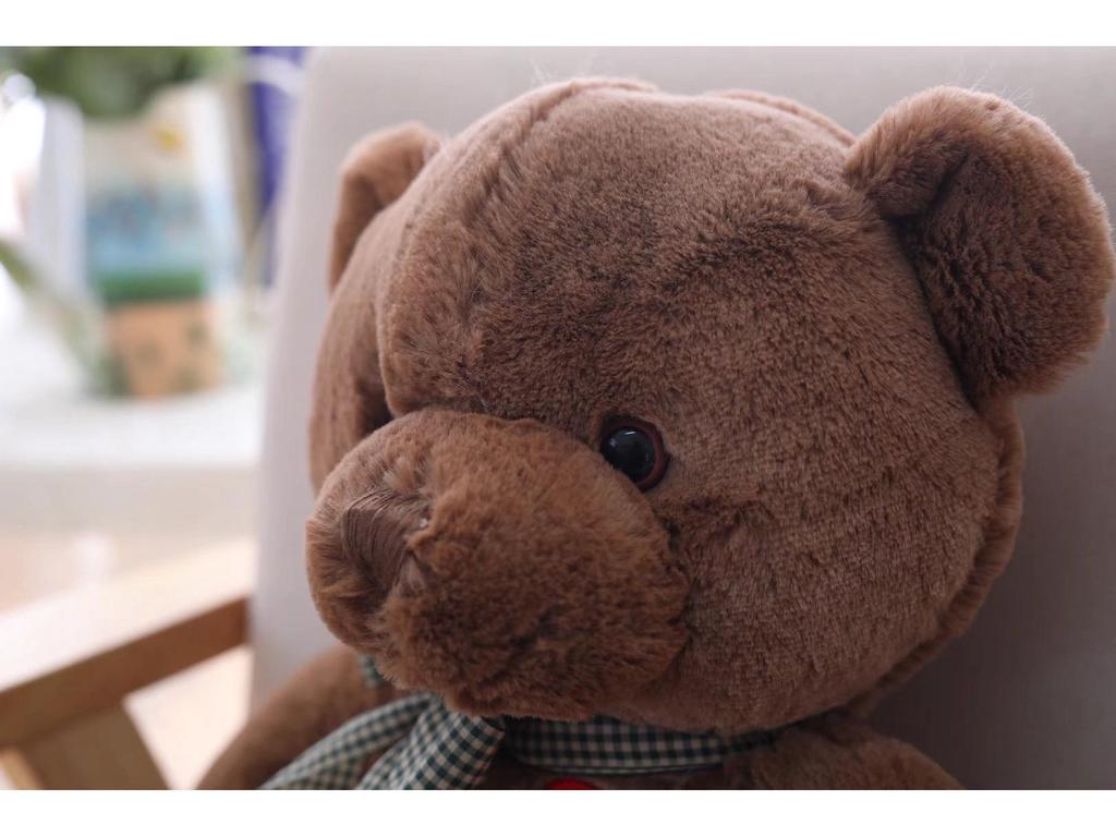 Cute Beli Bear Doll Plush Toy with Heart Ribbon - Teddy Bear Valentine's Day Gift