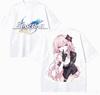 Honkai Star Rail Anime Lover T-shirt Harajuku Cotton New Model High Street Oversized Unisex Short Sleeves Classic High Quality
