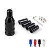 Universal Car Manual Gear Shift Knob Adapter Alloy Shift Knob Adapter M12x1.25 Threaded Shifter with Wrench Screws Hoses