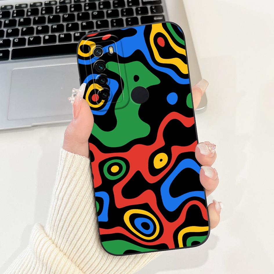 For Xiaomi Redmi Note 8 Case Luxury Flower Cactus Soft Silicone Camera Protection Cover For Redmi Note 8T Coque Note8 Phone Case