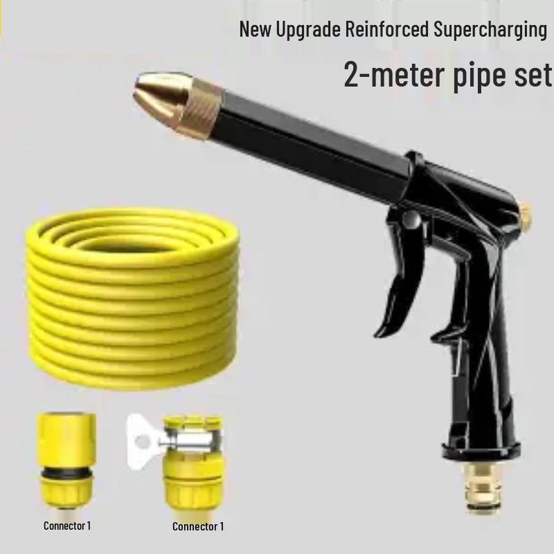 Telescopic High-Pressure Water Gun: Perfect for Car Wash, Gardening, and Balcony Cleaning.