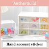 Sweetheart Series Washi Tape Stickers For Handbook And Album Artistic Design