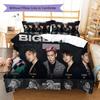 BIGBANG Pattern Bedding,Quilt Set Quilt Cover Pillowcase Home Birthday Gift(1 * Duvet Cover + 2 * Pillowcase, Without Core)
