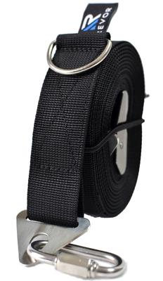 REVOR Ogawa Tarp Extension 200kg Load with Elastic Cord Rust-Free Belt, One-Touch, Capacity, 5.2m (Black)