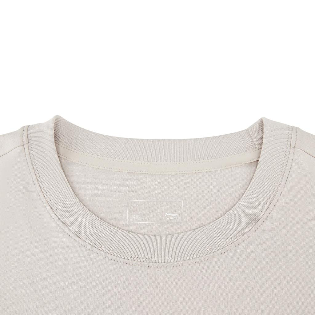 Li Ning Sports Lifestyle Series Round Neck Logo Short Sleeve Couple T-Shirt Unisex Tops AHSW395-9