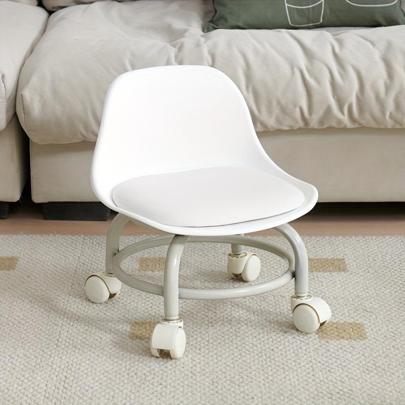 Household Round Stool, Thickened Small Chair, Plastic Round Stool, Modern and Simple High Stool, Dining Table Stool, Stackable
