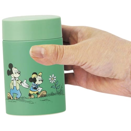 Skater Stainless Steel Soup Jar 180ml with Exclusive Pouch Disney Mickey Mouse Green World KLJFV2-A