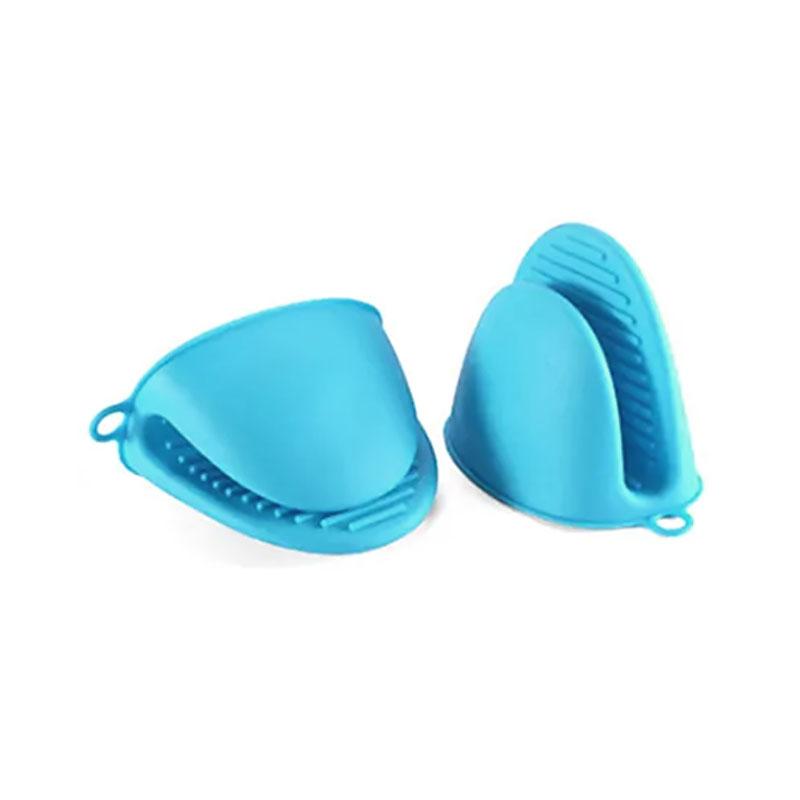 1Pair Silicone Anti-scalding Oven Gloves Mitts Potholder Kitchen BBQ Gloves Tray Pot Dish Bowl Holder Oven Handschoen Hand Clip