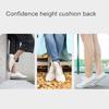 Unisex Height Increase Socks Thickened Invisible Silicone Shoe Lift Heel Pads Anti-Slip Open Toe Socks Shoe Accessories