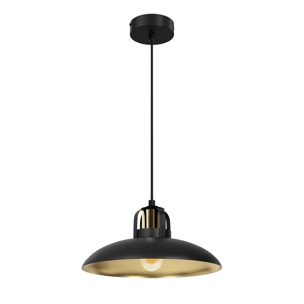 Felix Black/Gold Hanging Lamp 1Xe27