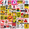 50 Realistic Warning Signs To Identify Objects and Cognitive Children's Stickers English Early Childhood Education Stickers