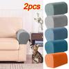 1Pair Stretch Sofa Armrest Cover Anti-slip Elastic Sofa Cover Jacquard Dust-proof Couch Arm Protector for Home Furniture Decor