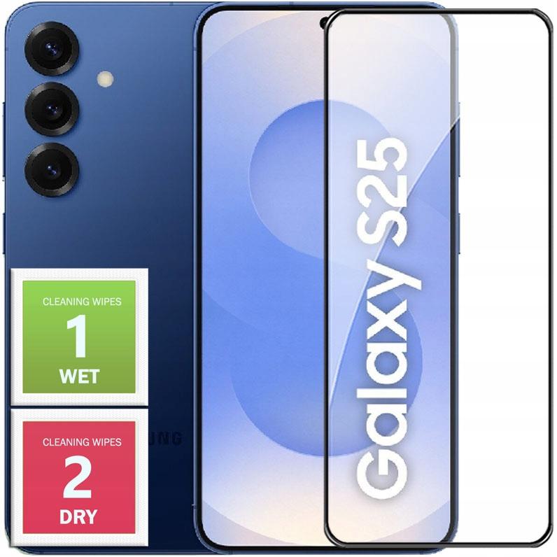 3x TEMPERED GLASS FOR SAMSUNG GALAXY S25 FULL SCREEN GLASS 5D 9H