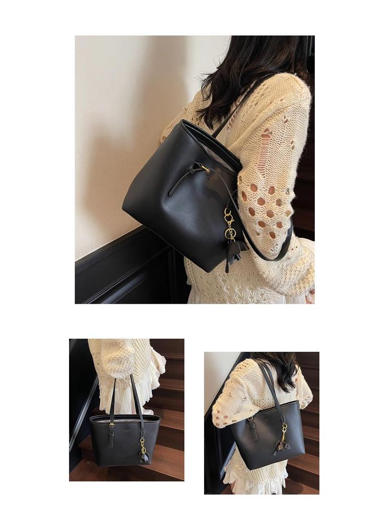 Damen 2025 Schulter-Tragetasche mit großem Fassungsvermögen