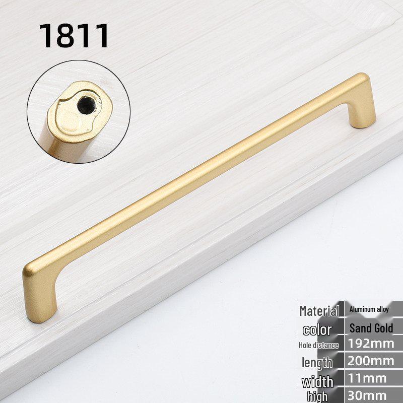 Modern Minimalist Gold Nordic Cabinet & Drawer Handles