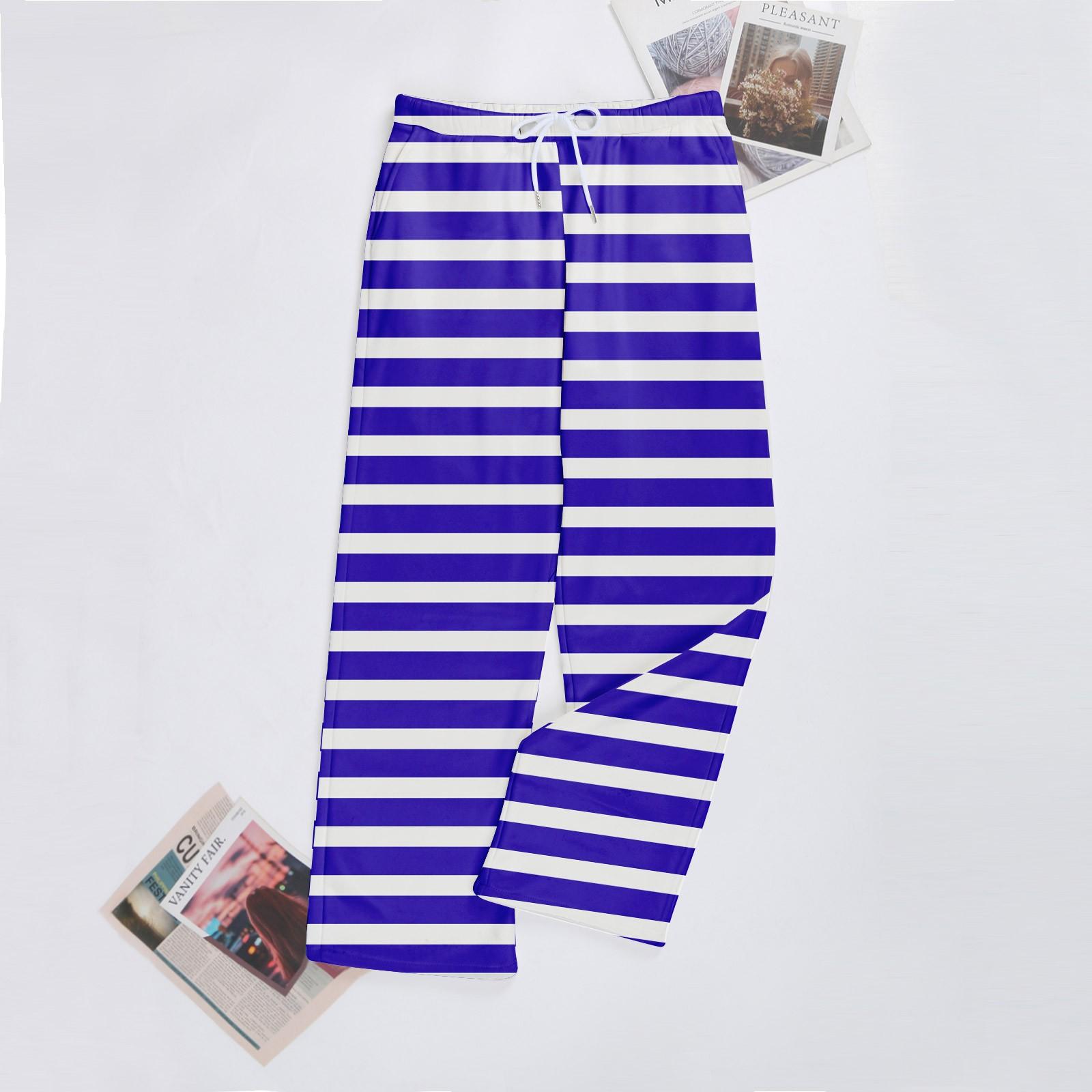 

Женские повседневные модные спортивные брюки с полосатым принтом повседневные брюки XXL