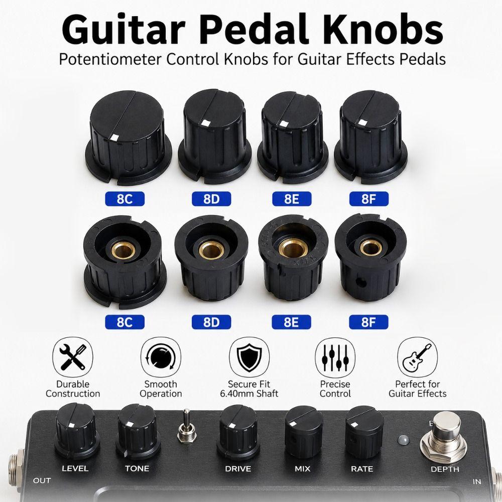1Pcs ABS Plastic Potentiometer Knob Volume Adjustment Knob  for Instrument Control Panel