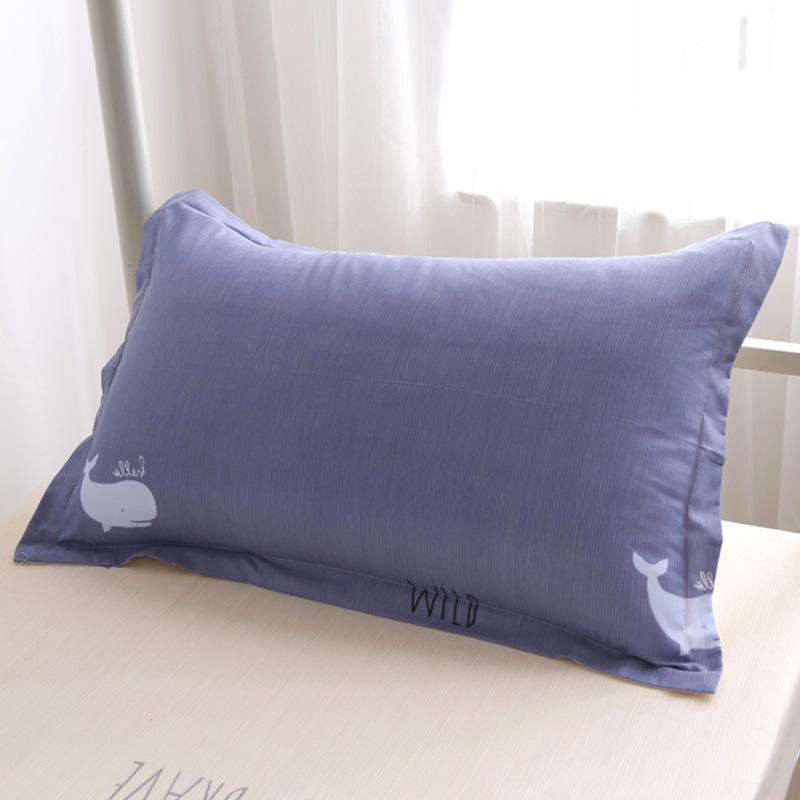 Thickened 48x74cm Pillowcase for Men and Women - Single Piece Cover for Dormitory