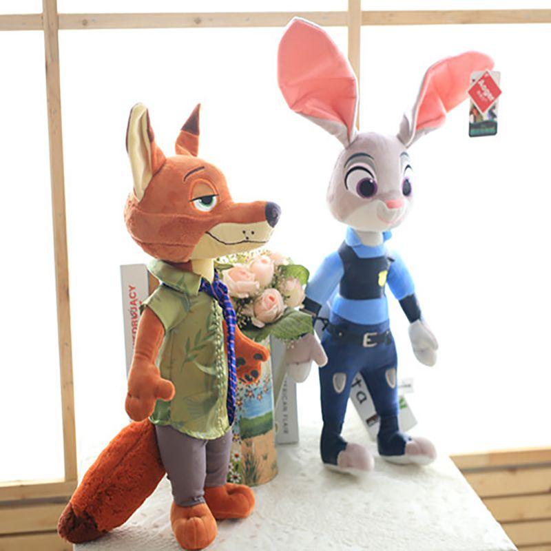 Zootopia/zootropolis Judy Hopps And Nick Wilde Plush Toy Ideal Kids Gift For Fans