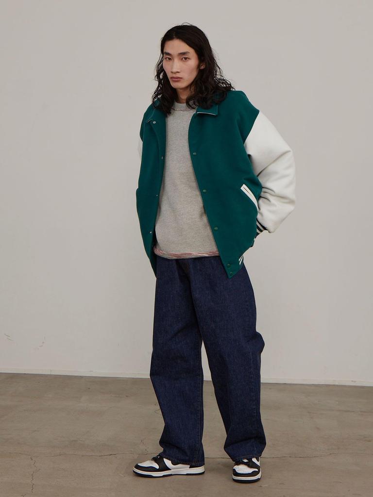 INDIGO S 11210299791 Jeans Wide Fit Denim Pants [BEAMS] Men's