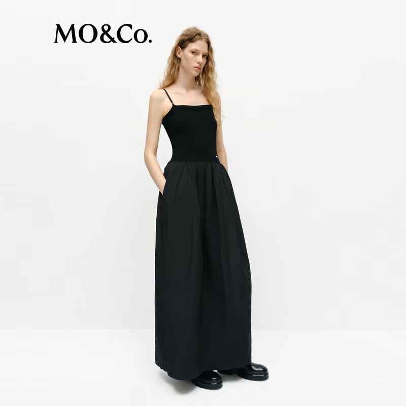 

MO&Co. Новое трикотажное миди-платье с высокой талией в китайском стиле S/160